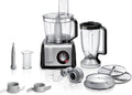 Bosch MC812M814 keukenmachine 1250 W 3,9 l Zwart, Roestvrijstaal, Transparant